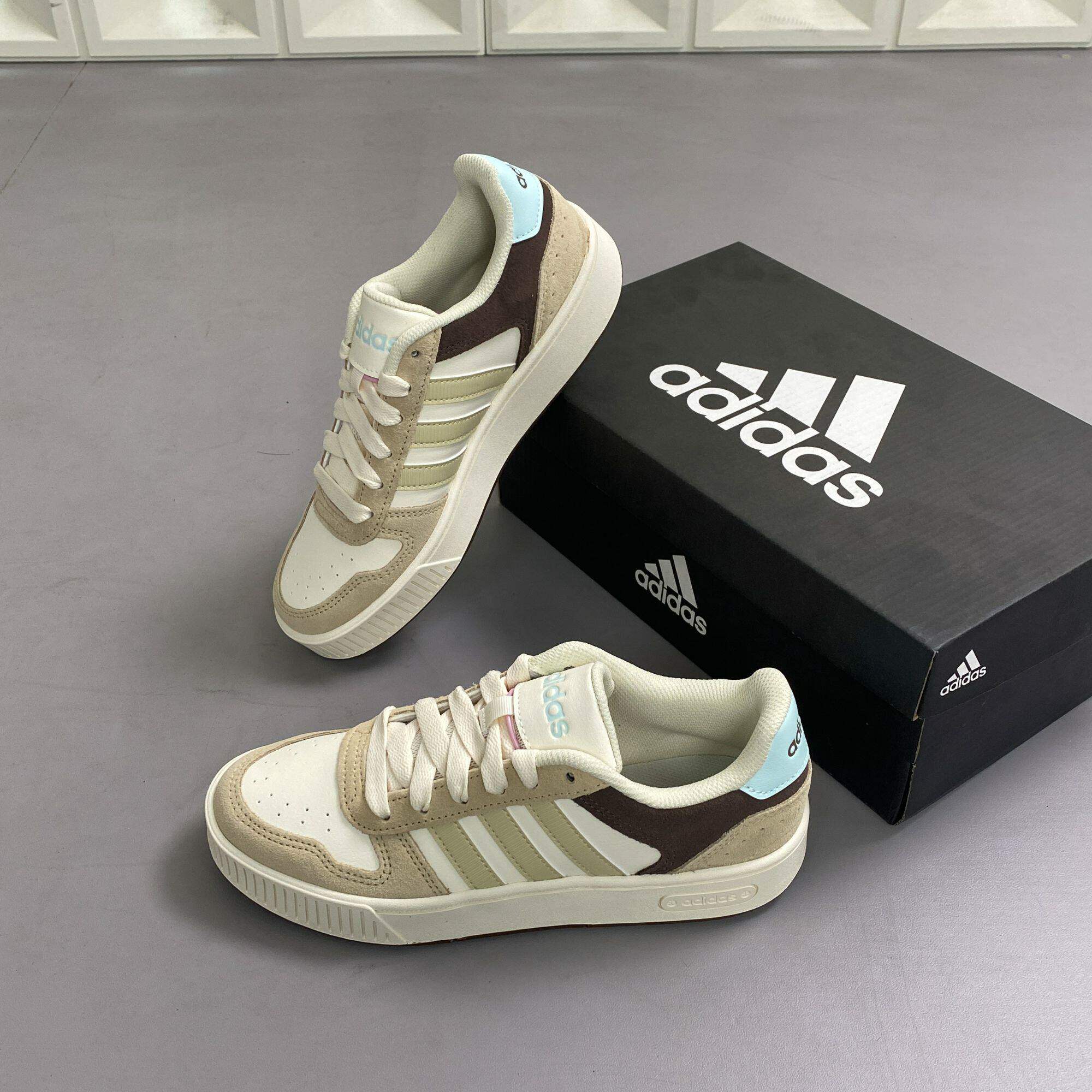 Adidas阿迪达斯正品复古时尚男士秋冬新款日常休闲潮百搭德训板鞋