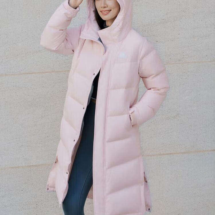 阿迪达斯男女新款连帽保暖羽绒服