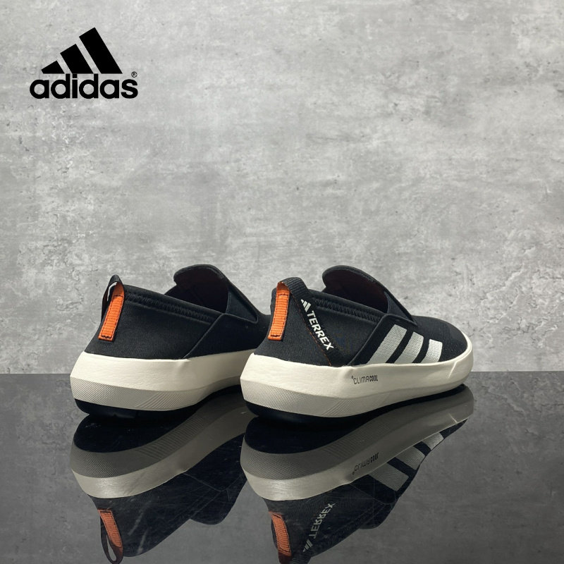 正品Adidas阿迪达斯户外徒步鞋男士2026年新款溯溪涉水休闲运动鞋
