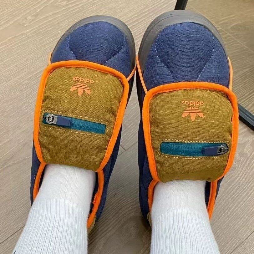 Adidas阿迪达斯正品冬季棉鞋男女款时尚百搭保暖「面包鞋」IF3956