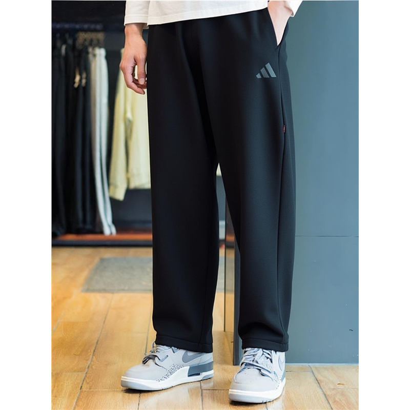 adidas阿迪达斯裤子男士秋新款长裤宽松直筒裤美式复古篮球运动裤