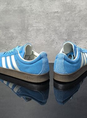 adidas/阿迪达斯VL COURT蓝T头男女低帮复古德训鞋休闲板鞋JS4594