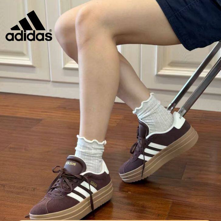 Adidas阿迪达斯正品春夏复古新款女士鞋子通勤百搭休闲运动厚底鞋