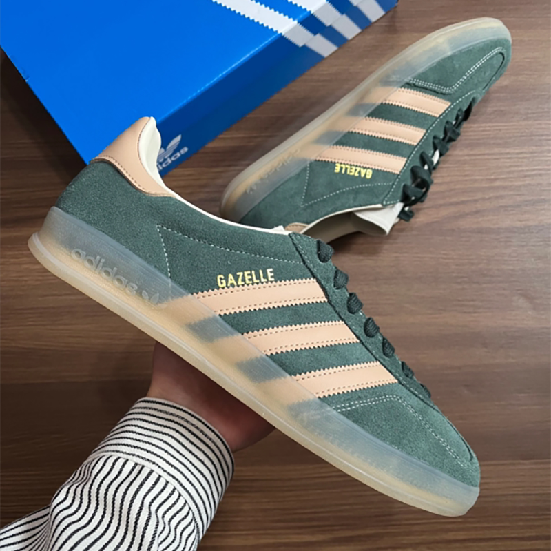adidas阿迪达斯三叶草Gazelle男女低帮复古耐磨运动休闲鞋JH5402