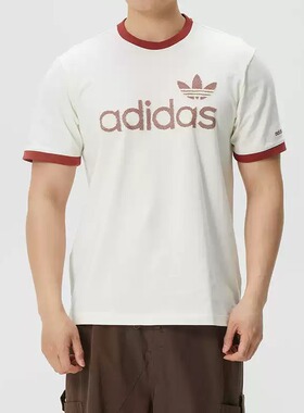 Adidas阿迪达斯三叶草T恤男装26春季款运动服跑步透气短袖KY8452