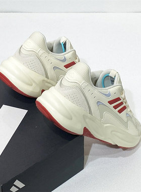 Adidas阿迪达斯2026新款正品OZWAVE男女厚底运动耐磨老爹鞋KH7957