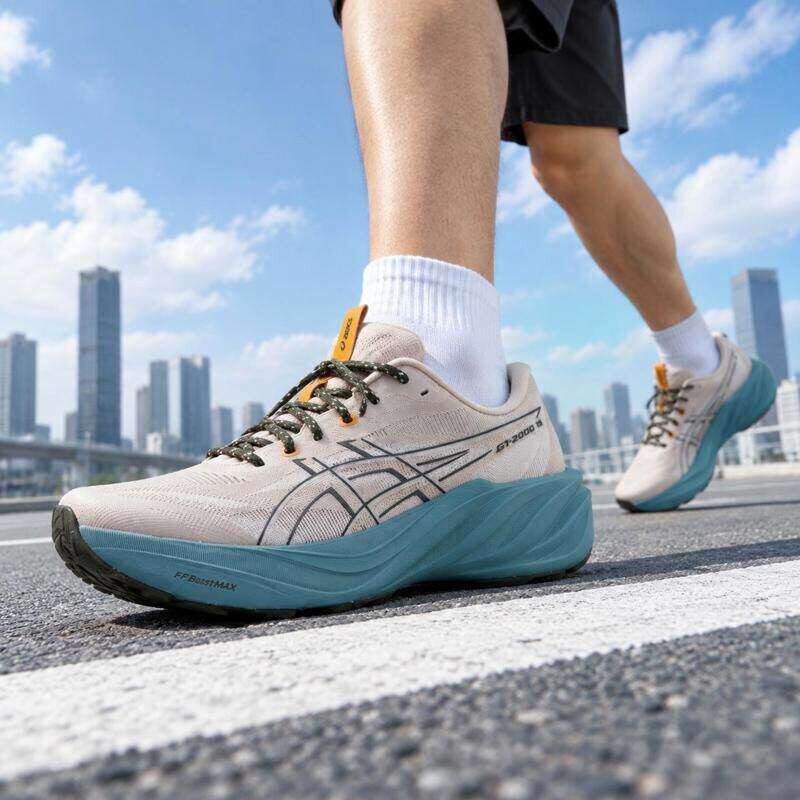 ASICS亚瑟士男鞋跑步鞋2026编织鞋面高弹中底户外慢跑舒适运动鞋
