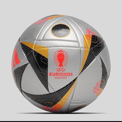 adidas阿迪达斯24年欧洲杯足球5号球热粘合耐磨比赛训练球IX4046