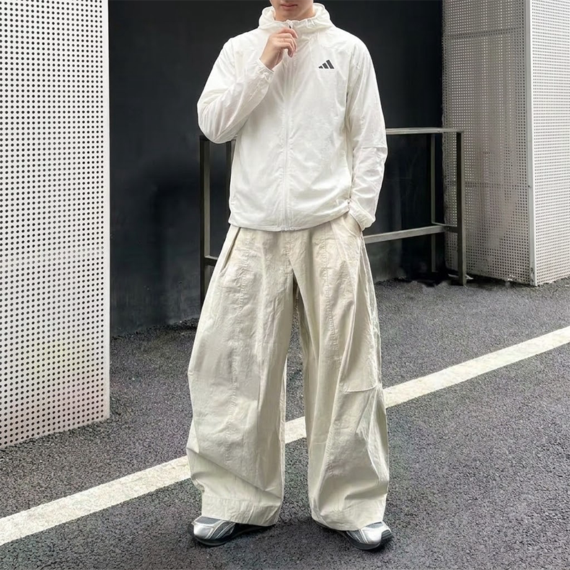 阿迪达斯男秋季新款连帽运动夹克