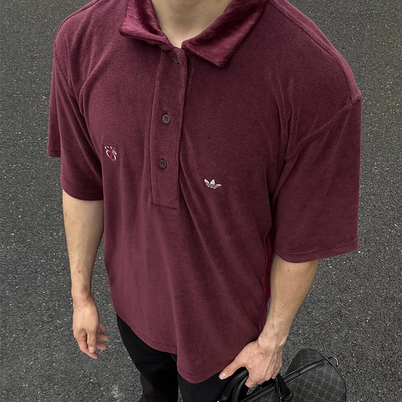 阿迪达斯三叶草男透气足球POLO