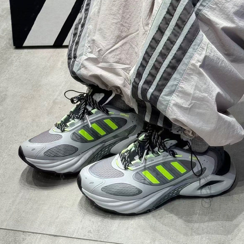 正品adidas阿迪达斯跑步鞋男鞋2026新款透气清风鞋轻便缓震运动鞋