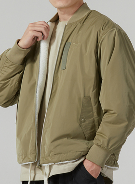 阿迪达斯三叶草夹克男女2025秋季立领两面穿外套IN0990 IN0989