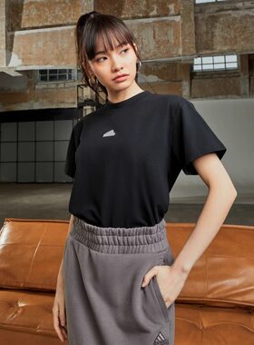 Adidas/阿迪达斯正品W BLUV TEE 女子运动休闲短袖圆领T恤 IP2266