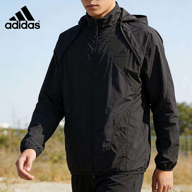阿迪达斯正品时尚外套男子2025新款adidas运动服休闲夹克衫JI9870