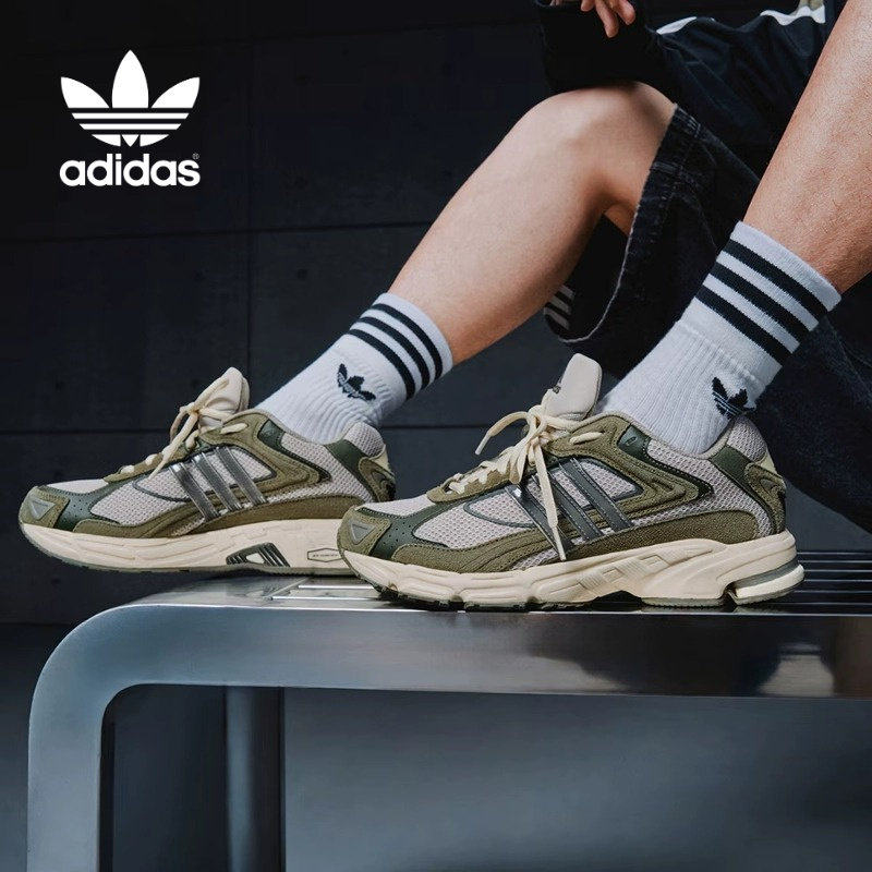 Adidas/阿迪达斯正品2025新款男女同款轻便透气耐磨老爹鞋JQ9153