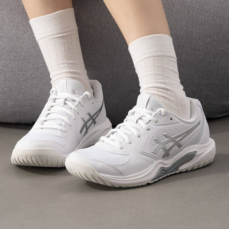 亚瑟士asics女鞋 26新款夏季耐磨缓震运动鞋实战训练网球鞋简约透