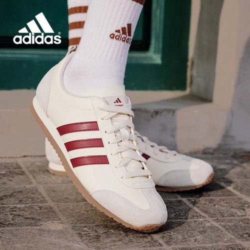 Adidas阿迪达斯正品高颜值校园鞋子百搭男女款复古休闲板鞋JS4463