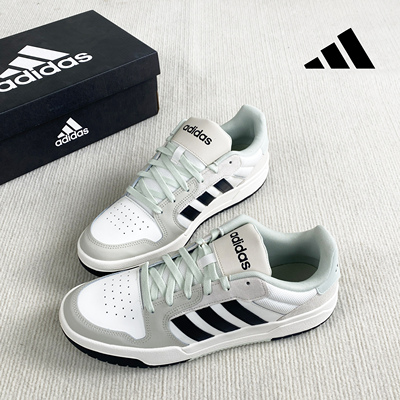 Adidas阿迪达斯正品鞋子男款爆款2025新款高颜值休闲板鞋透气时尚