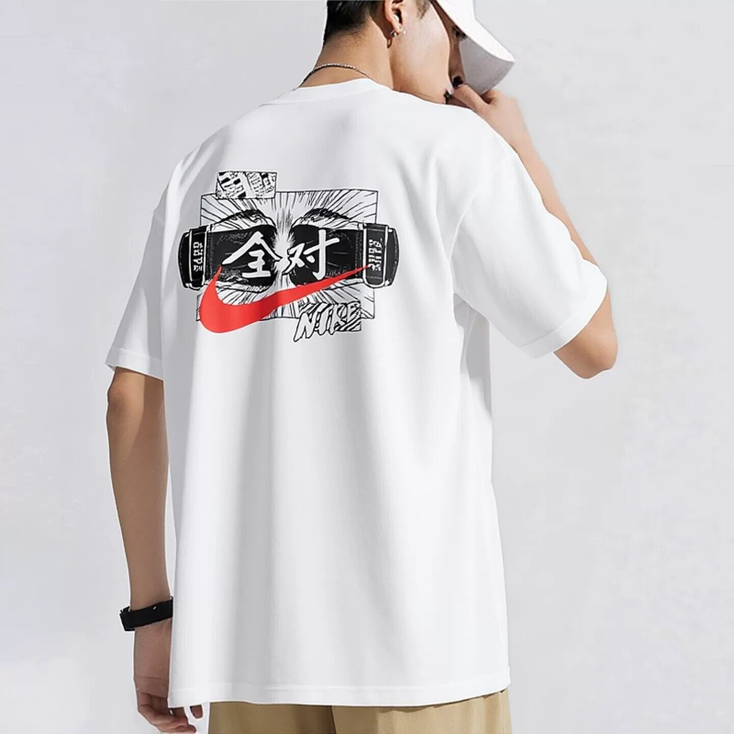 nike/耐克夏季男子正品短袖户外运动休闲短袖白T恤26新款全对半袖