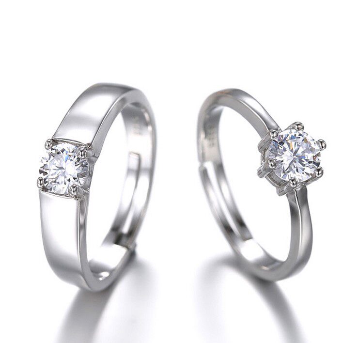 包邮韩版情侣戒指超闪男女一对结婚对戒子仿真钻戒婚戒活开口学生在类目 饰品/流行首饰/时尚饰品新, 戒指/指环中 - 来自Buy2taobao.com提供专业的淘宝代购服务
