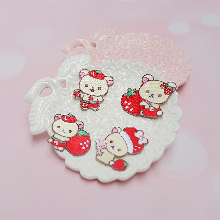 日本定制轻松熊刺绣布贴