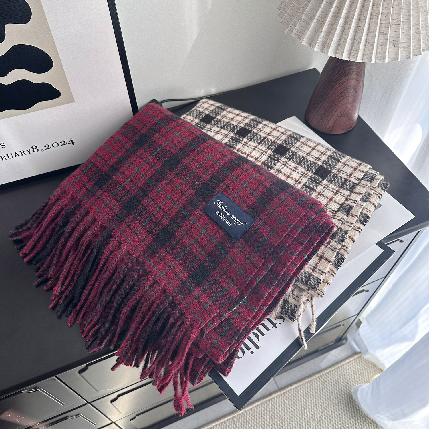 氛围感围巾女冬季实用保暖