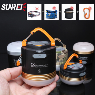 山力士CC5充电营地灯CC3蓝牙音乐营地灯户外露营帐篷灯应急充电