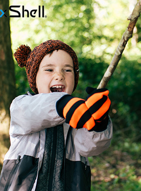 DexShell戴适儿童连指保暖手套DG536户外防水透湿玩雪保暖帽DH552