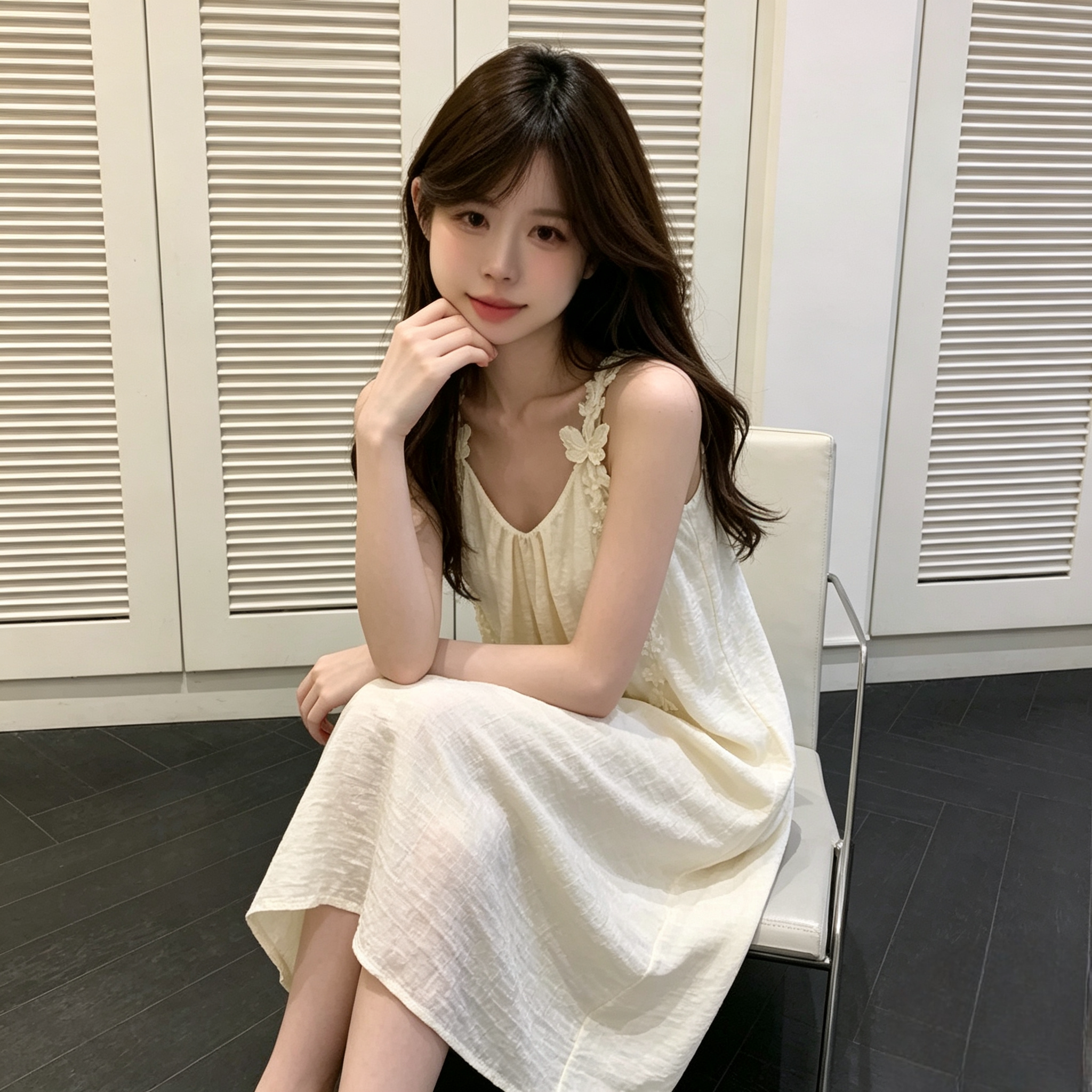 睡裙女爆款2026新款夏季女生甜美带胸垫吊带睡裙性感纯欲风可外穿
