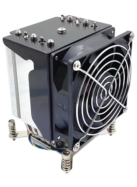 酷秸珂4U5管服务器cpu散热器2066 2011 115X 1366 1700工作站风扇