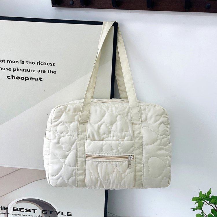 包包女大容量通勤健身旅行托特包2025新款粉色爱心手提单肩包,箱包皮具/热销女包/男包,旅行袋,淘宝优惠券,粉丝福利购,淘宝优惠卷