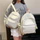 日系ins休闲校园小书包女 高中大学生初中女生双肩包轻便旅游背