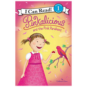 the and 粉红控和粉红鹦鹉 纯全英文版 Pink Parakeet Pinkalicious 英语书籍 Can Level 正版 原著进口原版 Read