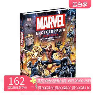 英语书籍 Edition 大百科 New Encyclopedia DK漫威百科全书 英文原版 斯坦李 Marvel 漫画人物设定集 新版 复仇者联盟 钢铁侠精装