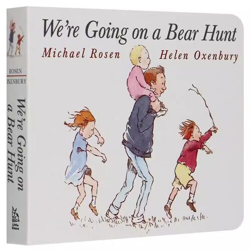 【附音频CD 】我们一起去猎熊 英文原版绘本 We're Going On A Bear Hunt 廖彩杏有声书 Walker 纯全英文版正版原著英语书籍