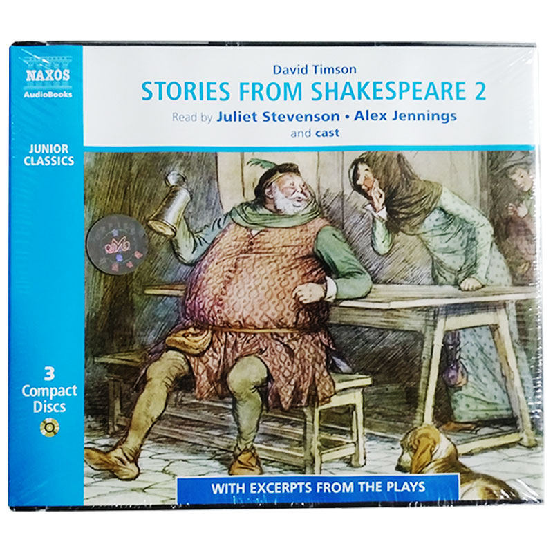 【原装进口】提森:莎士比亚故事集第2集3cd拿索斯车载CD唱片 碟片