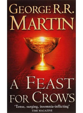 冰与火之歌4 群鸦的盛宴 英文原版小说 A Feast for Crows 全英文版 A Song of Ice and Fire 乔治马丁 HBO美剧原著 进口英语书籍
