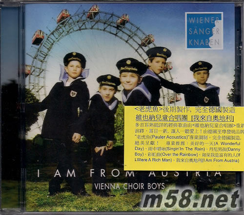 【原装进口】维也纳儿童合唱团 我来自奥地利 CD唱片 SRM009CD