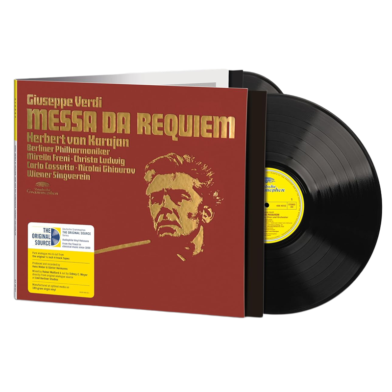 【原装进口】卡拉扬 威尔第 安魂弥撒曲 原音典藏系列2LP黑胶唱片