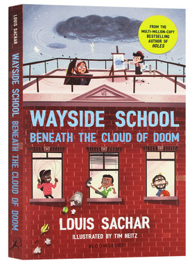 歪歪路小学4 英文Wayside School Beneath the Cloud of Doom厄运之云下的路边学校儿童英语阅读故事书 纯全英文正版英语书籍