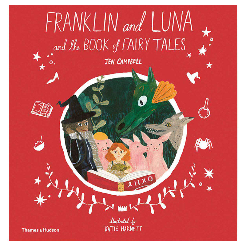 富兰克林的童话franklin and luna 绘本故事书 低幼童书 亲子绘本 童话故事 儿童读物 进口原版书籍脑力开发绘本 全英文版英语书籍