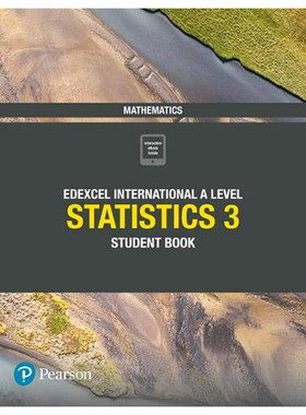 培生爱德思考试教材 统计数学3 Edexcel International A Level Mathematics Statistics 3 Student Book 国际学校高中生英语书籍