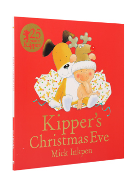 kipper's christmas eve 小狗奇普的平安夜 英文原版绘本 大开本平装 廖彩杏推荐书单 儿童启蒙早教图画2-6岁睡前读物 英语书籍