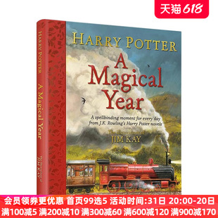 Harry 全彩精装 Magical 插画版 神奇 彩绘 哈利波特魔法之年 Year 正版 JK罗琳周边全套漫画版 一年 英文原版 Potter 英语书籍