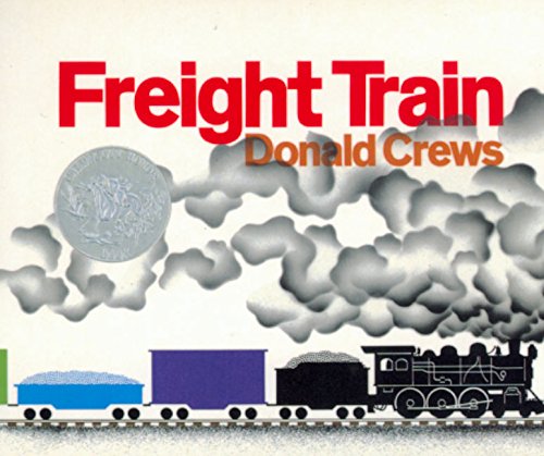 绘本 Freight Train火车快跑低幼英语启蒙纸板书凯迪克银奖 Donald Crews吴敏兰书单推荐图画书进口读物正版原版英语书籍