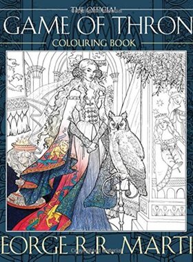 【微瑕】冰与火之歌 权力的游戏 涂色书 英文原版 A Game of Thrones Colouring Book 解压涂色 周边 权利的游戏 英文英语书籍