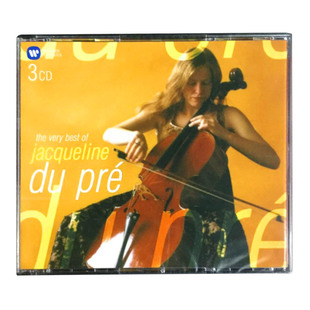 进口 3CD唱片 杜普蕾 原版 碟片 大提琴艺术作品集精选 原装