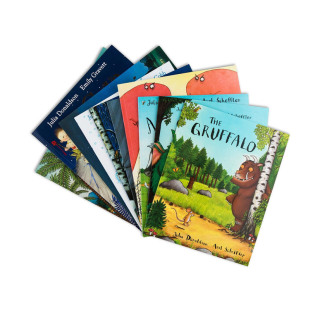 gruffalo 书籍 Donaldson茱莉亚唐纳森10册套装 迪赛纳 原版 The 12岁英语绘 英文绘本Julia Child咕噜牛小妞妞儿童图画阅读书籍7