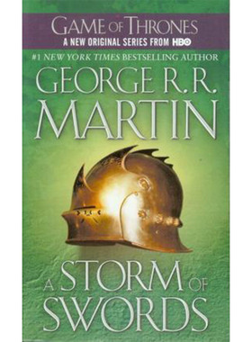 冰与火之歌3 英文原版小说 A Song of Ice and Fire A Storm of Swords冰雨的风暴乔治马丁HBO美剧原著权力的游戏进口书籍正版全套
