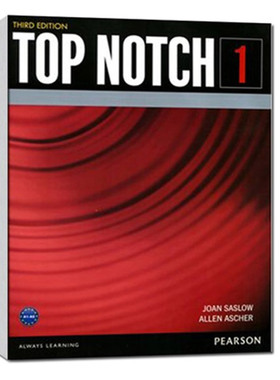 【中图原版】top notch (3e) 1: sb 培生英文原版进口教材 学生用书第1级别 高中大学成人经典教材 英语交际课程 托福留学